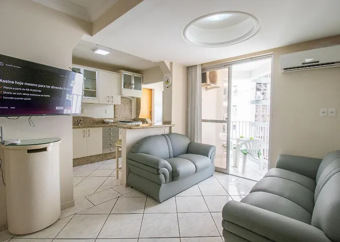 CRM71 - 3 Dorm, Centro, Próximo ao Shopping Atlântico, TV Smart, Garagem, Wi-Fi